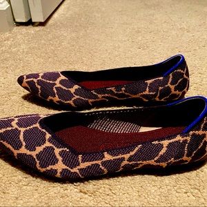 Rothys purple giraffe size 8.5